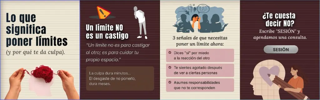 Carrusel de ejemplo sobre psicología.